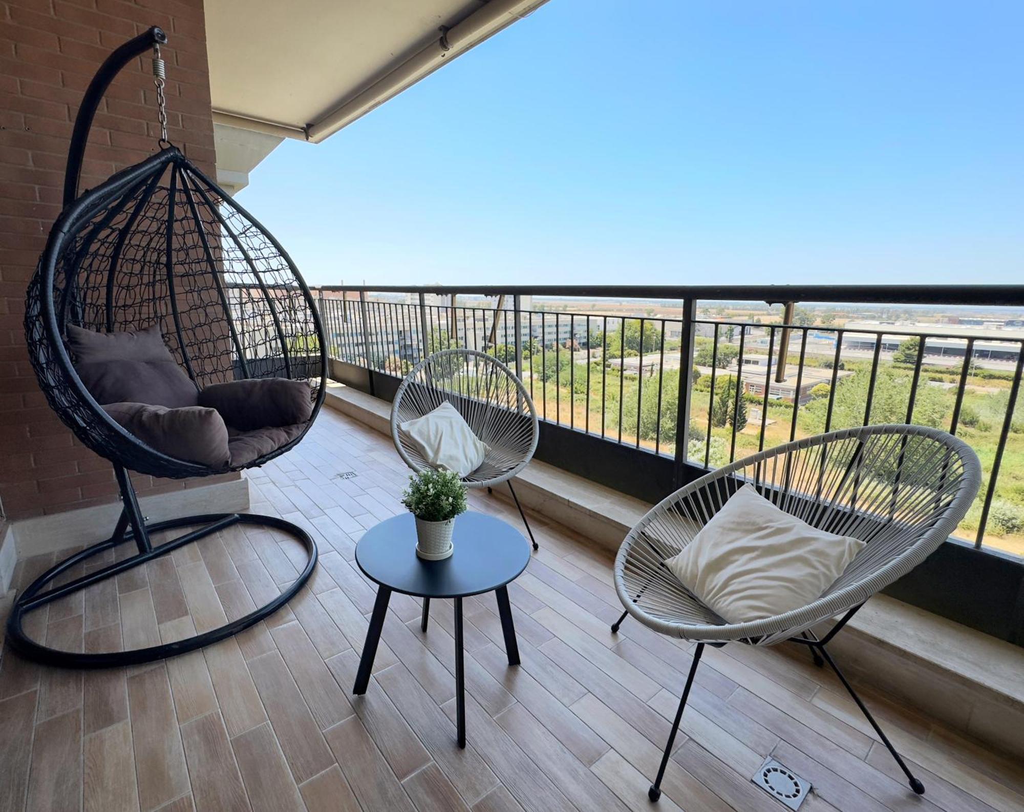 Sunset Escape Apartment - Panoramic Terrace Fiumicino Esterno foto